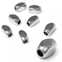 Μεταλλική Μπρούτζινη Χάντρα Σωληνάκι 4x7.6mm Ø2.6mm