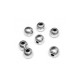 Perle Ronde en Laiton 8 x 7.4 mm Ø 2.5 mm