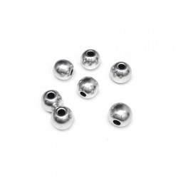 Μεταλλική Μπρούτζινη Χάντρα 8x7.4mm Ø2.5mm