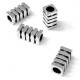 Passant Tube Réctangulaire en Métal/Laiton 4x8,5mm (Ø 2,6mm)