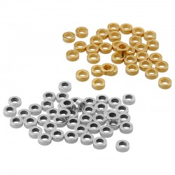 Brass Bead Tube 5x2mm Ø3mm