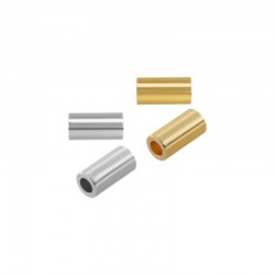 Brass Bead Tube 5x10mm Ø3mm