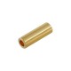 Tubo de latón con reborde 5 x 15 mm, Ø 3 mm