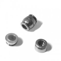 Brass Magnetic Clasp Barrel 10x5.5mm Ø5mm