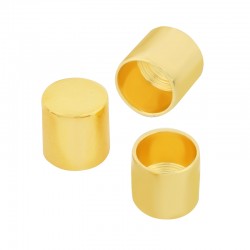 Terminal/Tope de Metal Latón Tubo 6x6mm (Ø 5.2mm)