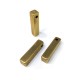 Barre Pendentif Carrée en Laiton 30 x 7 mm Ø 2.9 mm