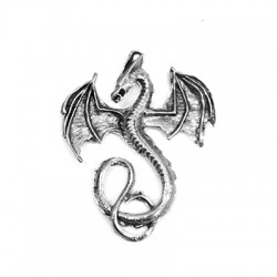 Pendentif Zamak Dragon 44 x 36 mm