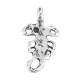 Pendentif en Zamak en Forme de Scorpion 26 x 19 mm