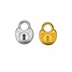 Zamak Charm Padlock 15x20mm