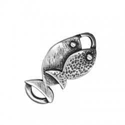 Colgante de Metal Zamak 2 Peces 38x21mm
