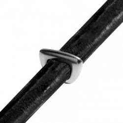 Passante in Zama per Cuoio Regaliz 19x14x3mm (Ø10x8mm)