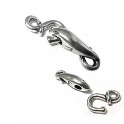 Fermoir Crochet en Zamak Requin 41 x 13 mm