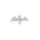 Colgante de Metal Zamak Murcielago 19x10mm