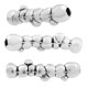 Conector de Zamak Tubo con 2 Agujeros Ciegos 30x6mm (Ø3.2mm)