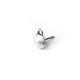 Zamak Earring Round 7mm