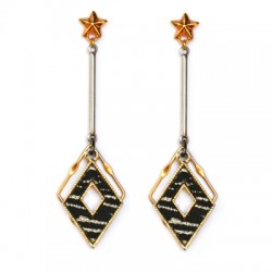 Zamak Earring Starfish 9mm