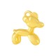 Breloque chien en Métal/Zamak 17x13mm