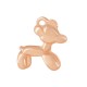 Zamak Cast Dog Pendant 14x15mm