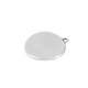 Zamak Pendant Irregular Round Starfish 28mm