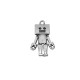 Pendente in Metallo Zama Robot 20x28mm