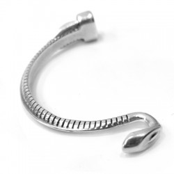 Mezzo Bracciale in Zama Diametro Interno 45 mm Ø 10.2 x 5.2 mm