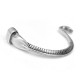 Demi-Bracelet en Zamak. Diamètre Intérieur 45 mm. Ø 10.2 x 5.2 mm