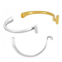Zamak Half Bracelet 30x63mm Ø5.7x3.2mm