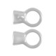 Zamak One Piece Clasp 12x18mm Ø5x3.2mm