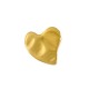 Zamak Pendant Heart Hammered 27x29mm Ø2.4mm