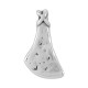 Pendentif en Zamak Marteau 46 x 27 mm/4 mm Ø 2.7 mm