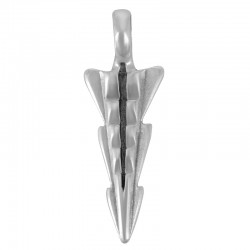 Pendentif en Zamak en Forme de Triangle 15 x 36 mm
