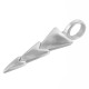 Colgante de Metal Zamak Triangulo 15x36mm
