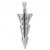 999° Silver Antique Plated/ 5µm