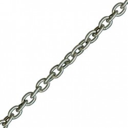 Steel Cable Chain Oval 5x6mm