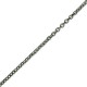 Μεταλλική Ατσάλινη Αλυσίδα Οβάλ Κρίκοι 2x3mm