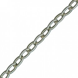 Steel Cable Chain Oval 9/6x1.4mm