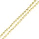 Catena in Ottone Taglio Diamantato 1mm
