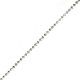 Catena in Ottone Taglio Diamantato 1mm
