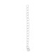 Chaîne D'Extension en Laiton 3x4 mm avec Breloque Ronde 4 mm (Longueur 5 cm)