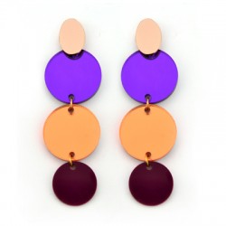 Breloque Ronde en Acrylique Plexi 19 mm
