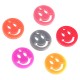 Breloque Ronde en Acrylique Plexi avec Visage Souriant 12 mm