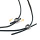 Brass Bead with Rubber Tube 5mm Ø1.5mm