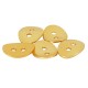 Brass Button 11x14mm Ø2mm