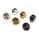 Brass Round Clasp with Rubber Tube 7mm/10mm Ø1.8mm