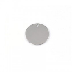 Brass Round Tag Blank 10mm Ø1.4mm