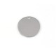 Étiquette Ronde en Laiton Vierge 15 mm Ø1.4 mm