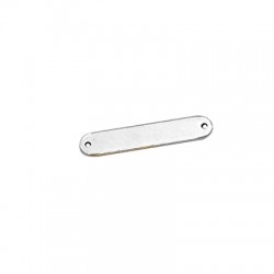 78010521 Connettore in Metallo Ottone Targhetta 25x5mm