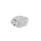 Breloque Ronde Irrégulière Martelée en Laiton 15 mm