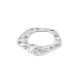 Ciondolo in Ottone Martellato Irregolare 17 mm