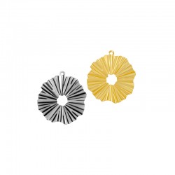 Breloque Ronde en Laiton 18 mm